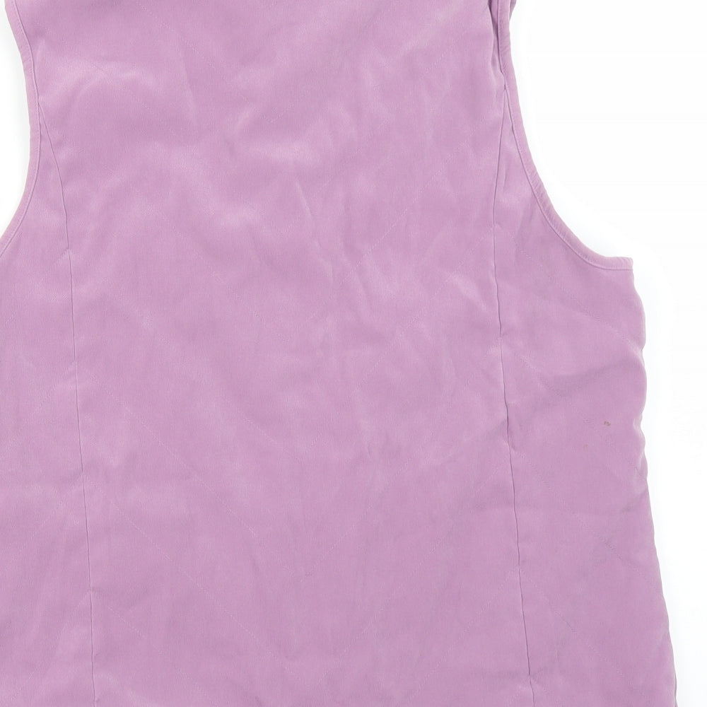 Womens UK Size Preworn Purple Gilet