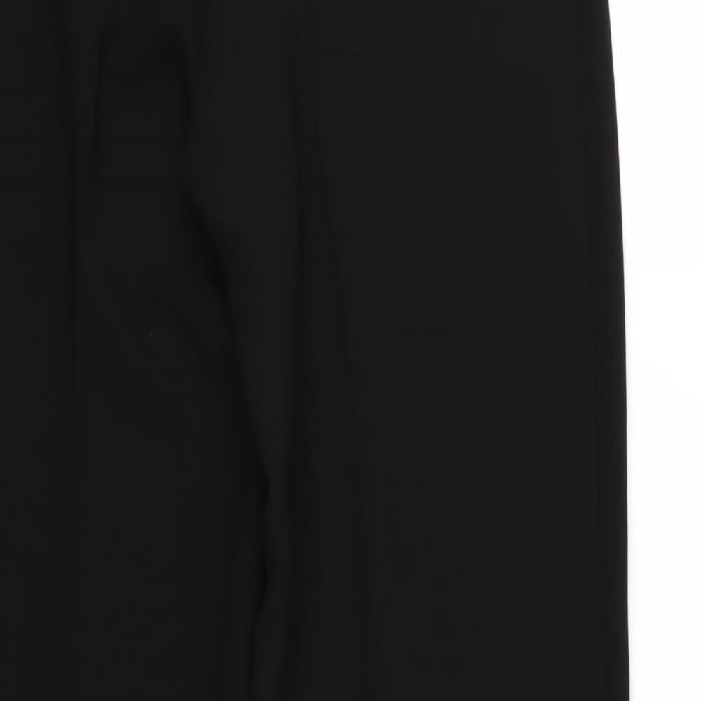 Womens UK Size 12 Marks and Spencer Regular Fit Black Trousers