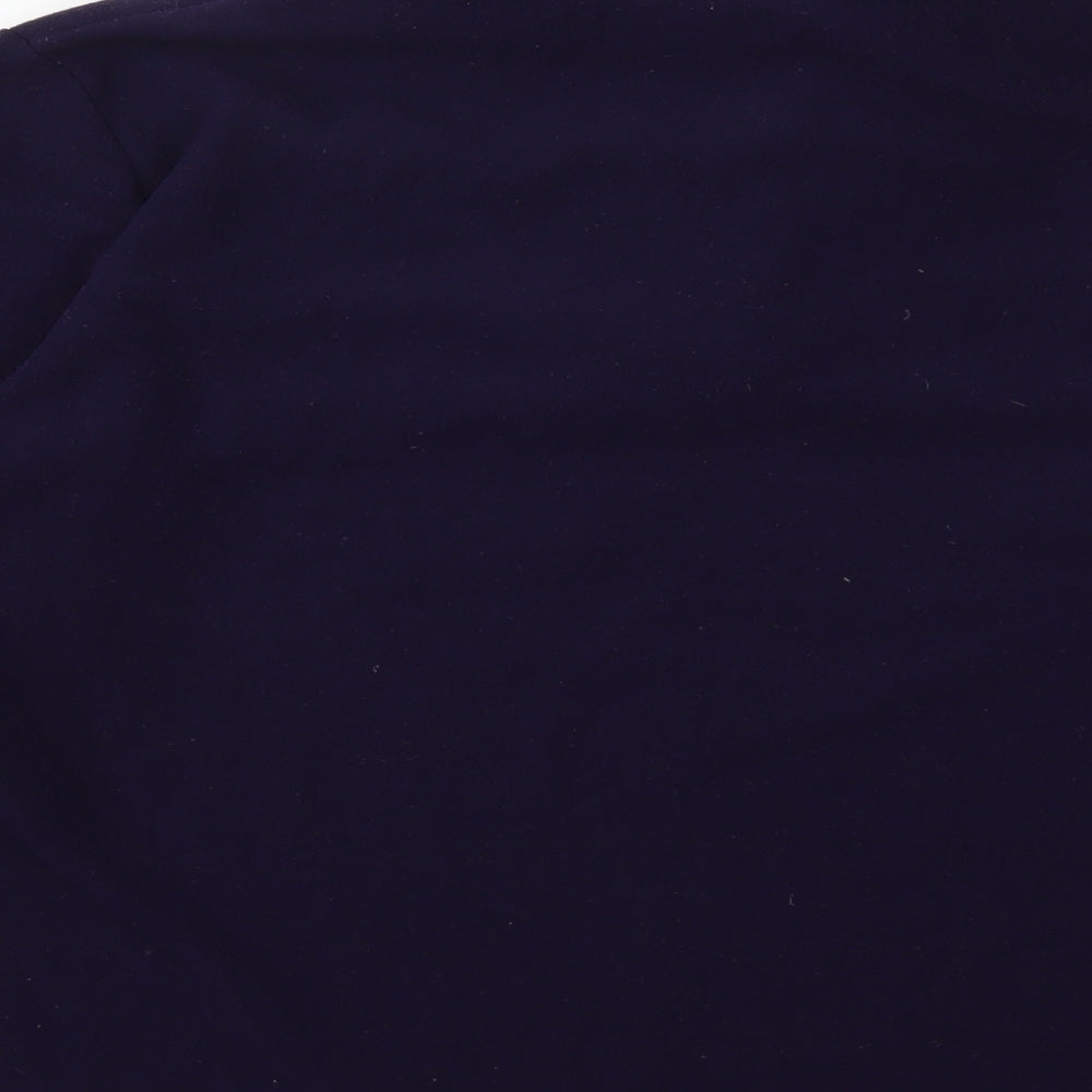 Active Womens Purple Fleece Jacket Size 10