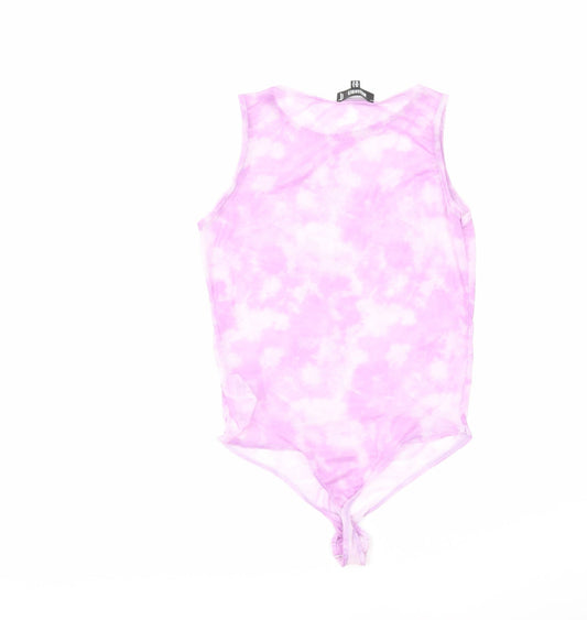 Missguided Womens Purple Basic Tank Size 14