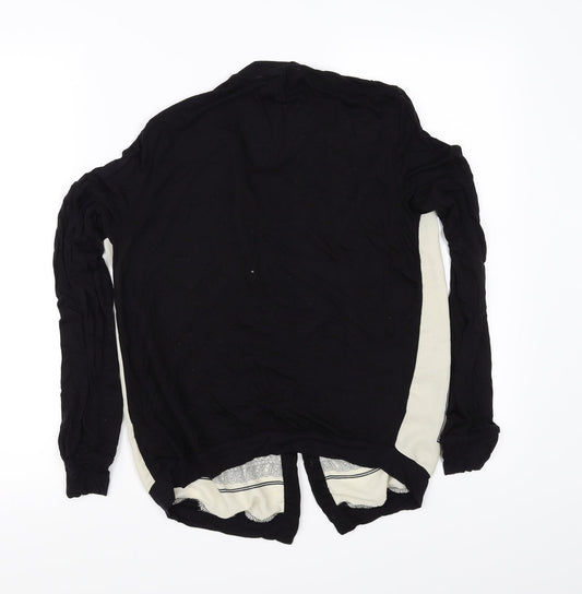 FOREVER 21 Womens Black Floral Basic Blouse Size M