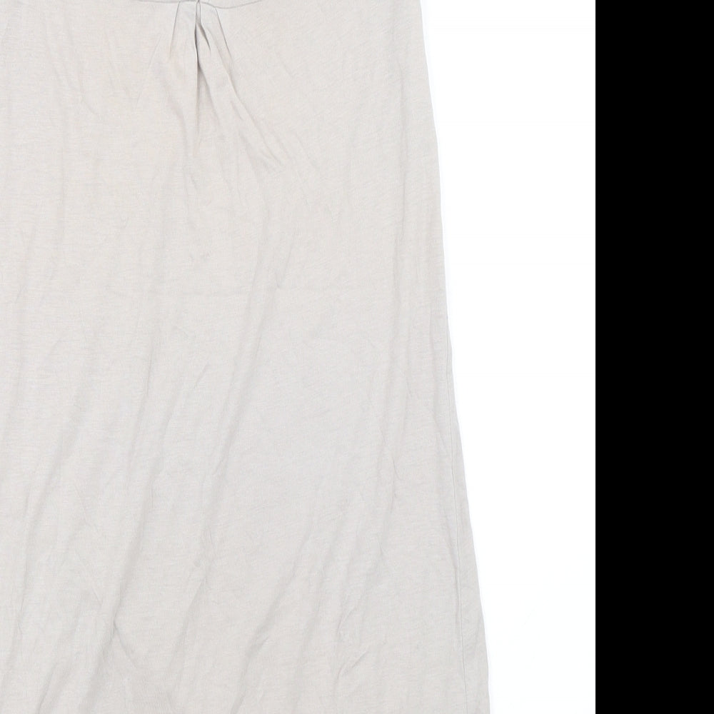 Oasis Womens Grey Tank Dress Size S