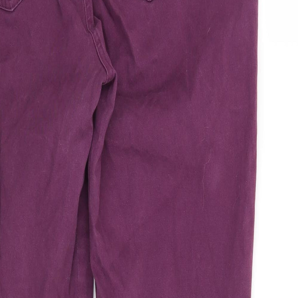 Womens UK Size 36 in Preworn Regular Fit Straight Purple Jeans