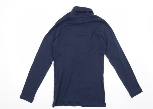 Mens UK Size S Preworn Blue Pullover Sweatshirt