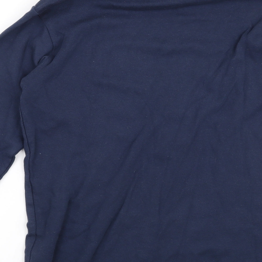 Mens UK Size S Preworn Blue Pullover Sweatshirt