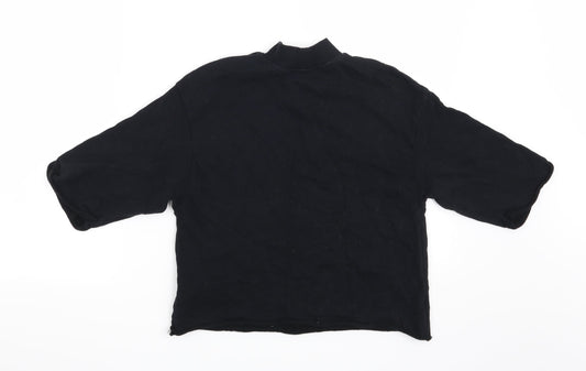 Bershka Womens Black   Pullover Sweatshirt Size XS