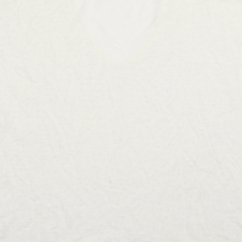 Womens UK Size 16 NEXT White Basic T-Shirt