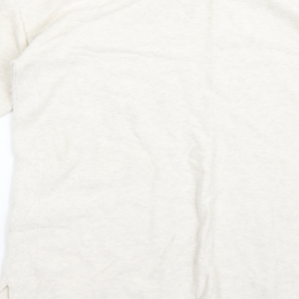 Brand and care label for Gap women’s beige jumper, size XS