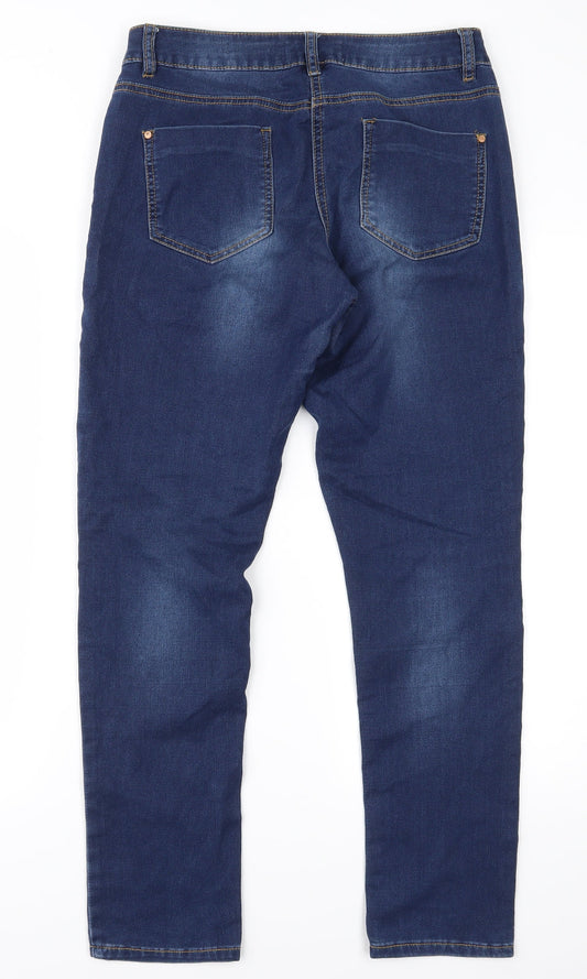 Matalan Womens Blue  Denim Skinny Jeans Size 10 L28 in