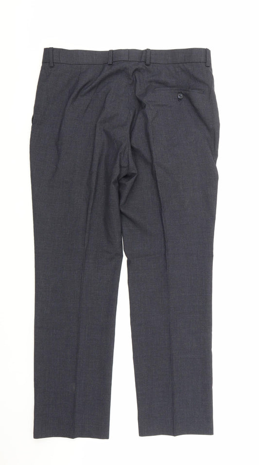 Preworn Mens Blue Trousers Size 34 in L27 in