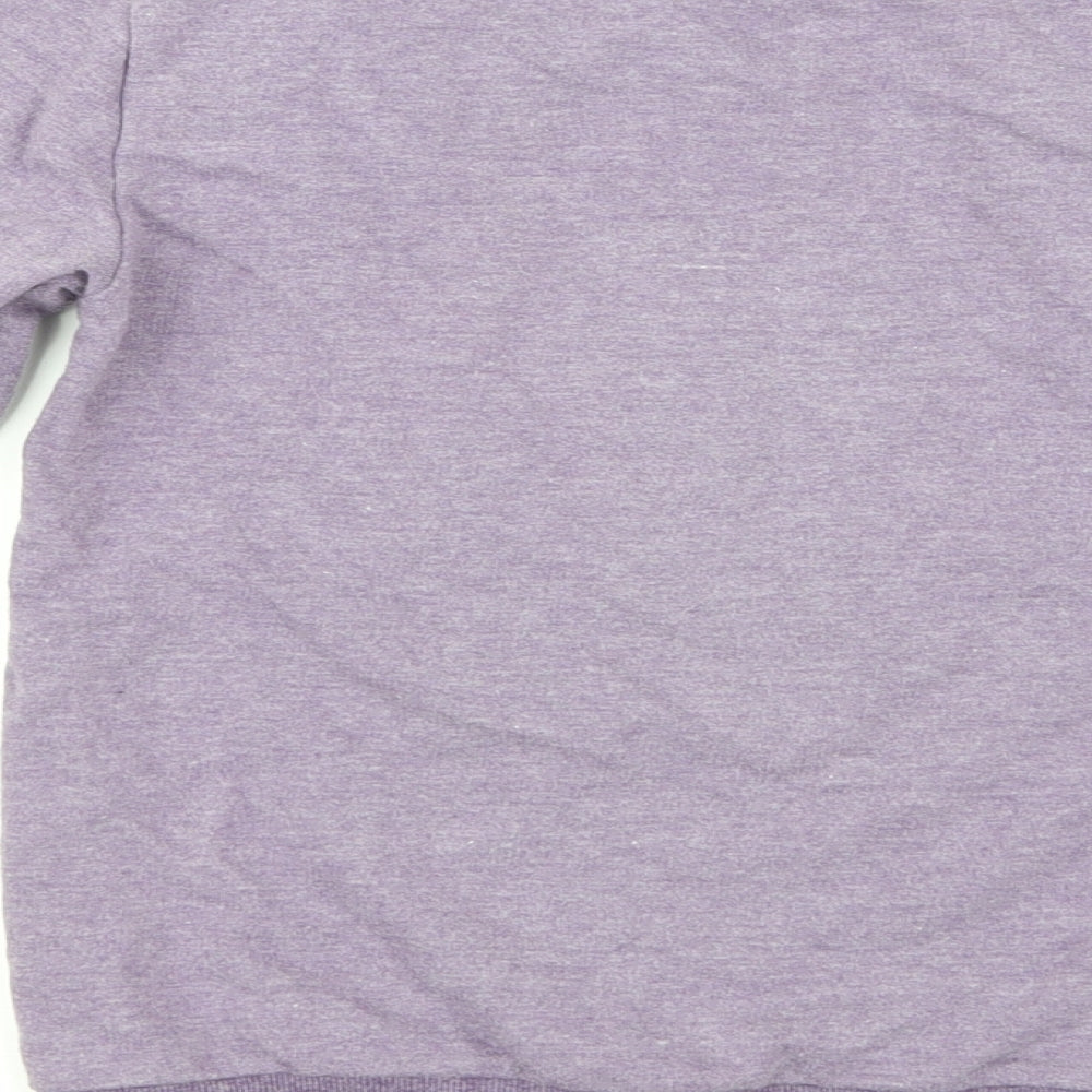 River Island Boys Purple Pullover Sweatshirt Size 7-8 Years
