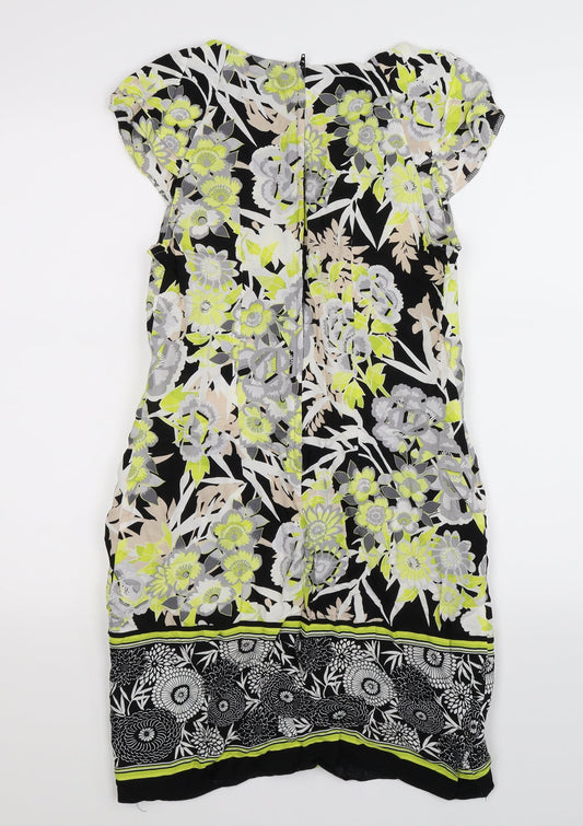 Dorothy Perkins Womens Multicoloured Floral Bodycon Size 10