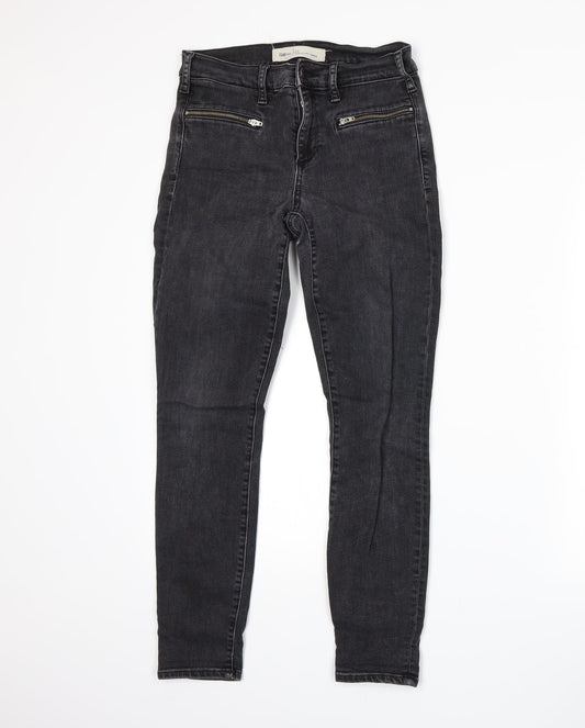 Additional front view of Gap women’s grey denim skinny jeans, size UK 6, 25-inch leg