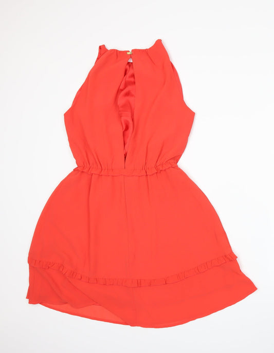 H&M Womens Orange A-Line Size 8