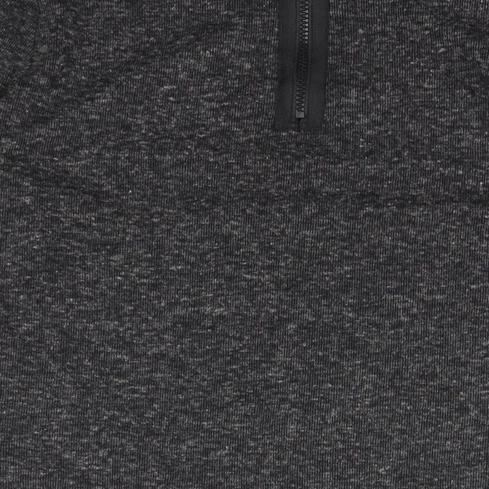 Womens UK Size 4 Topshop Black Basic T-Shirt