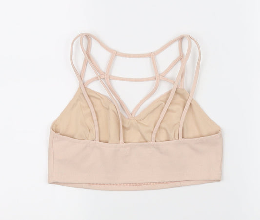 Womens UK Size M Vera & Lucy Pink Cropped Tank