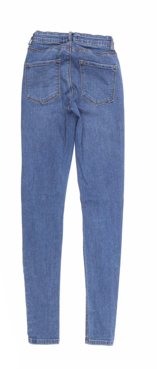 Denim Co Womens Blue Denim Skinny Jeans Size 10 L28 in