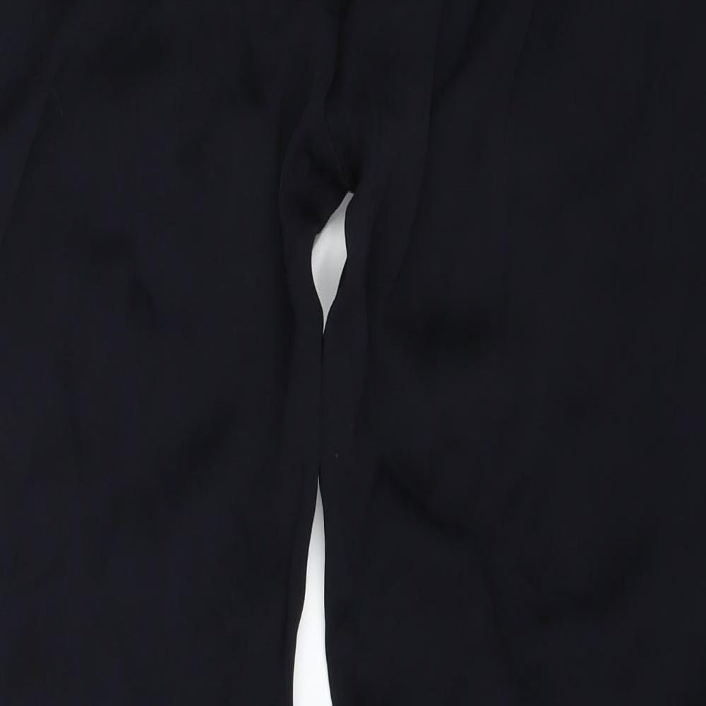 Mango Womens Blue Trousers Size 12 L25 in