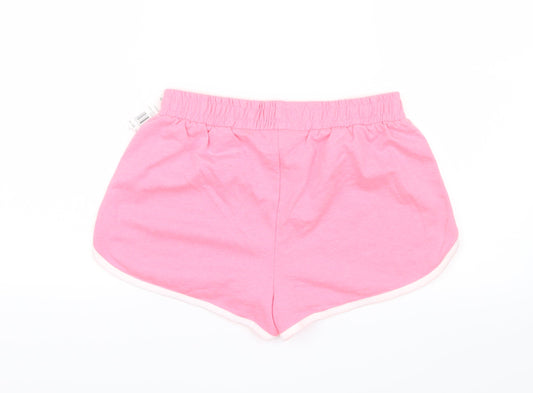 Select Womens Pink   Sweat Shorts Size 10
