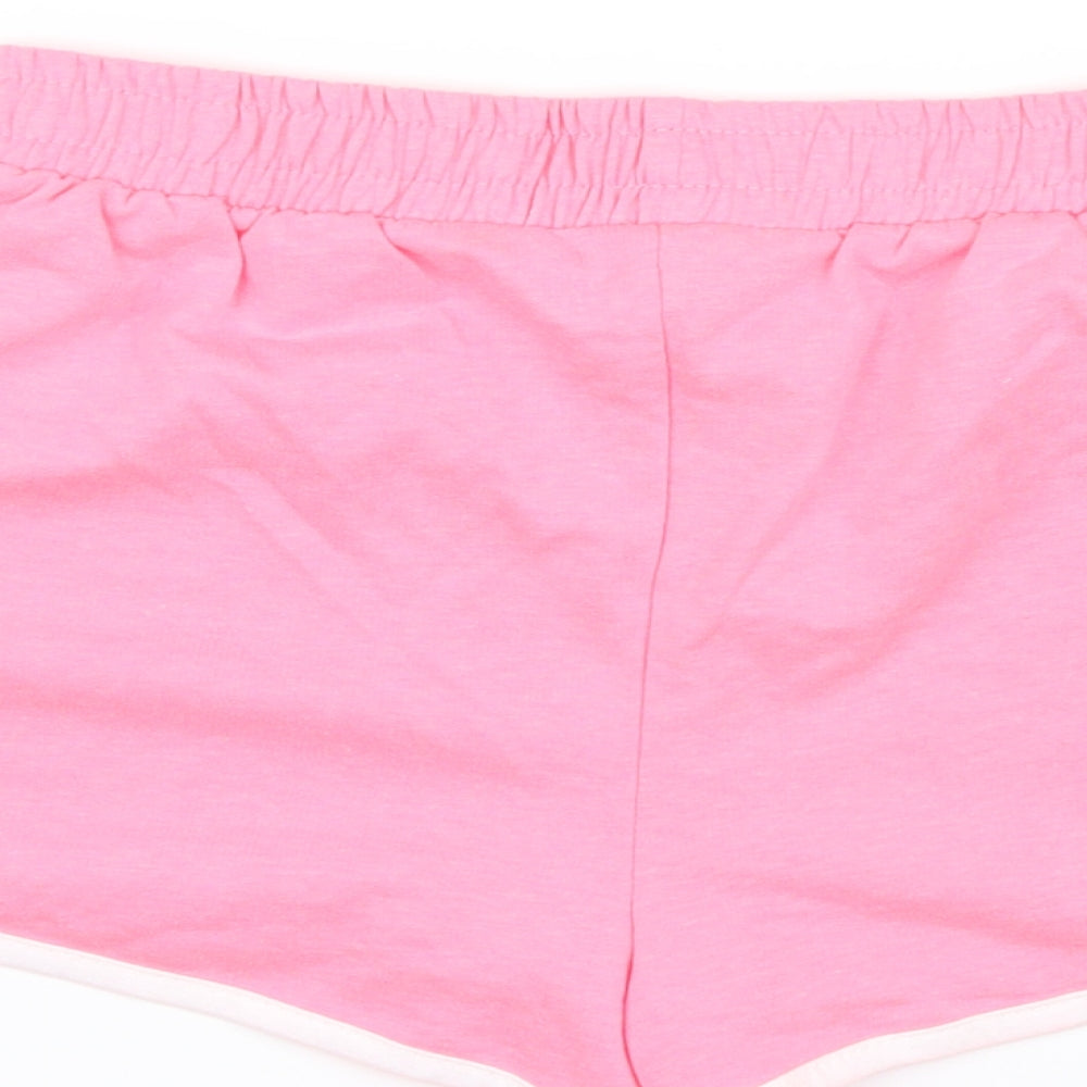 Select Womens Pink   Sweat Shorts Size 10