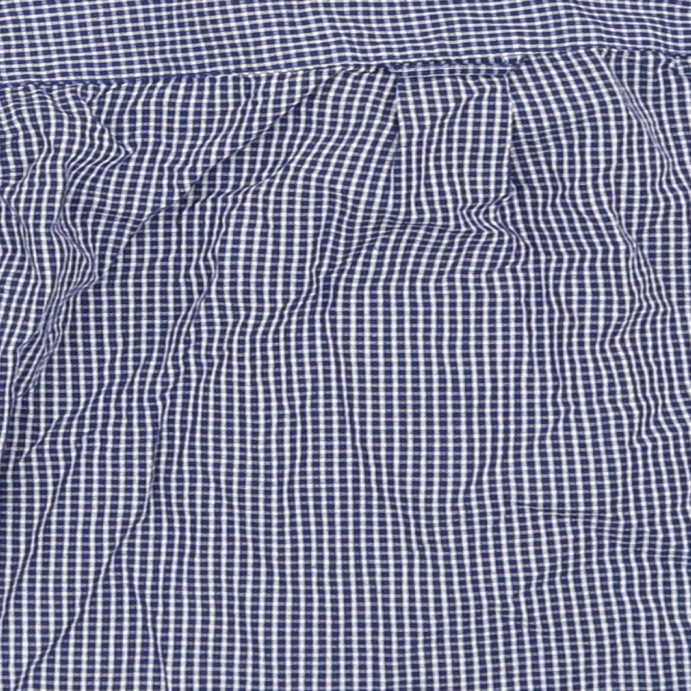 Primark Boys Blue Check Basic Button-Up Size 2-3 Years