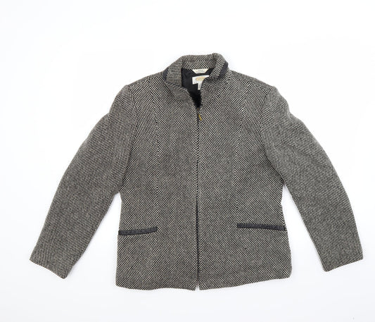Womens UK Size 12 Talbots Grey Jacket