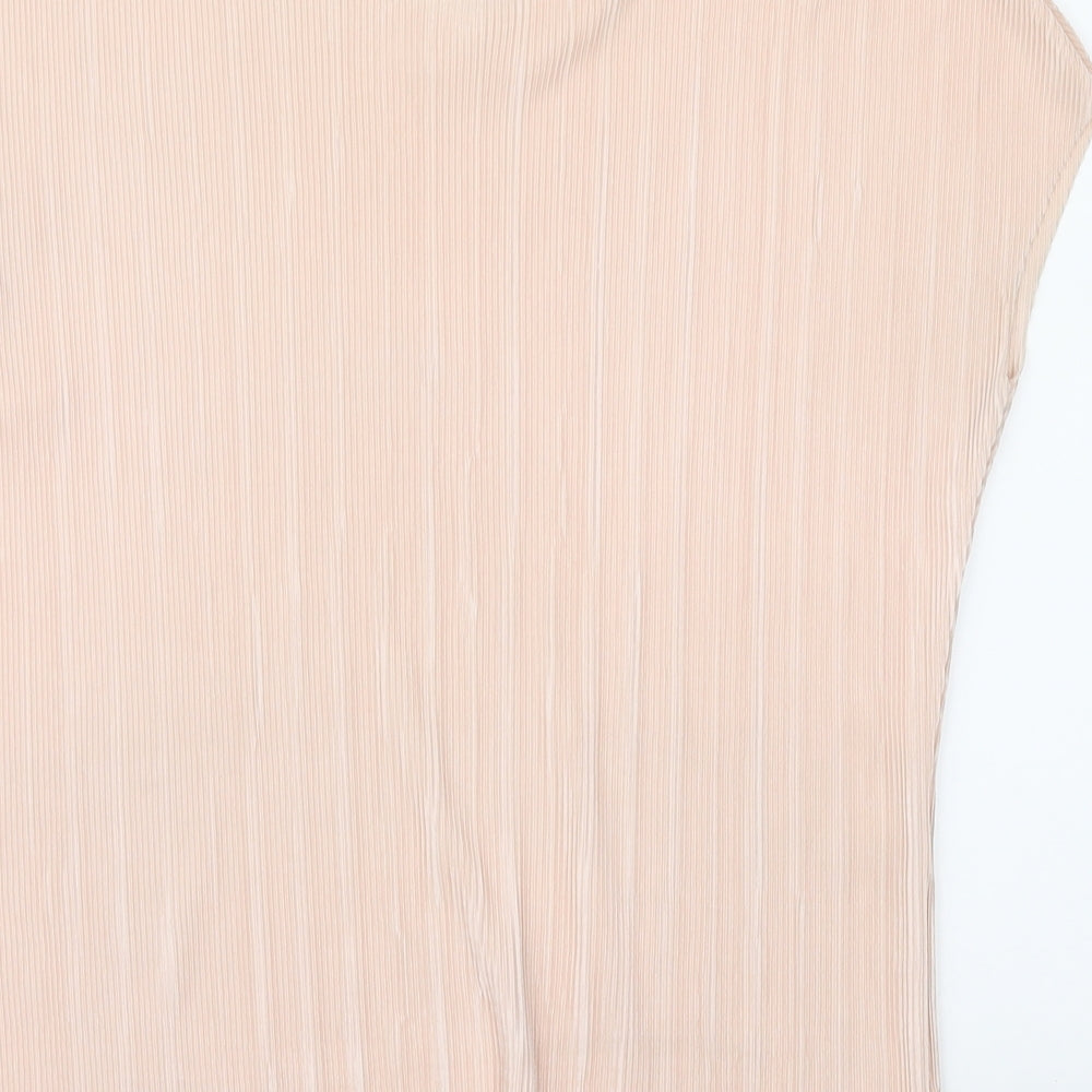 Missguided Womens Pink Basic Blouse Size 6