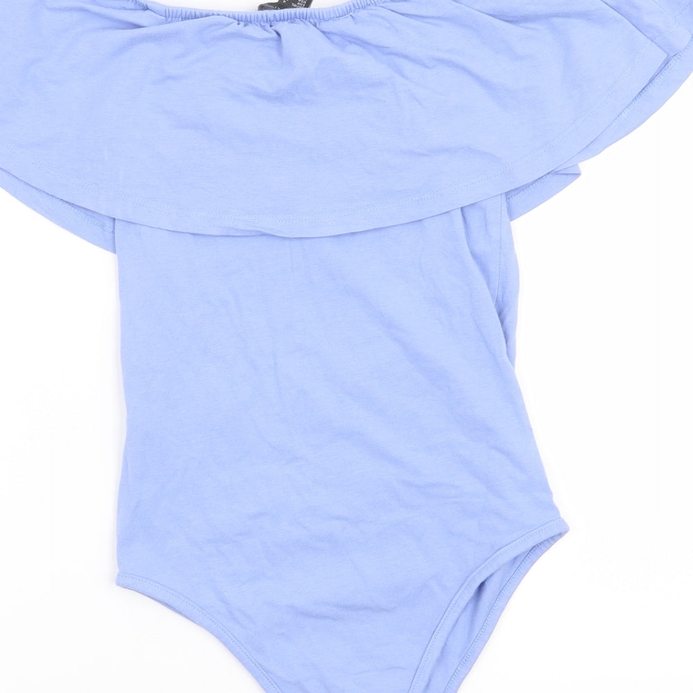 Primark Womens Blue Basic Blouse Size 4