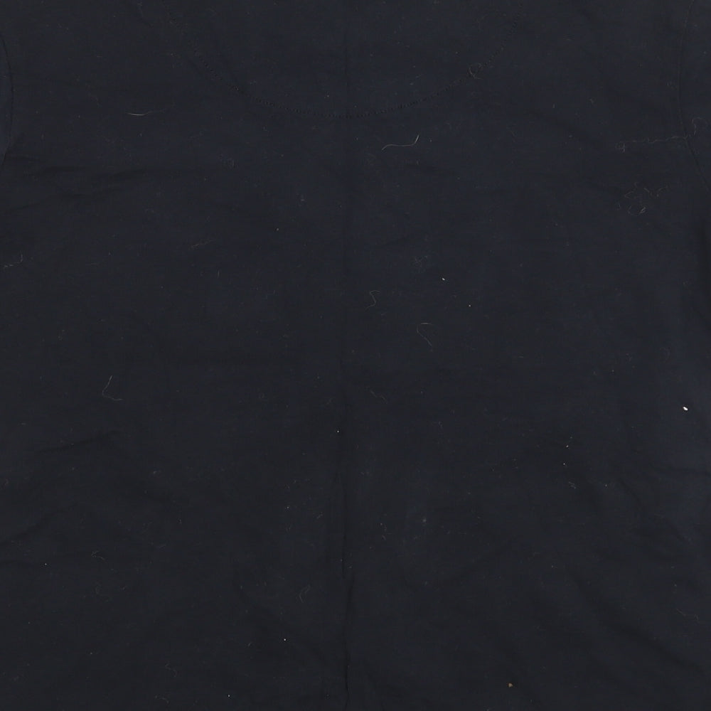 Ted Baker Boys Black Basic T-Shirt Size 11 Years