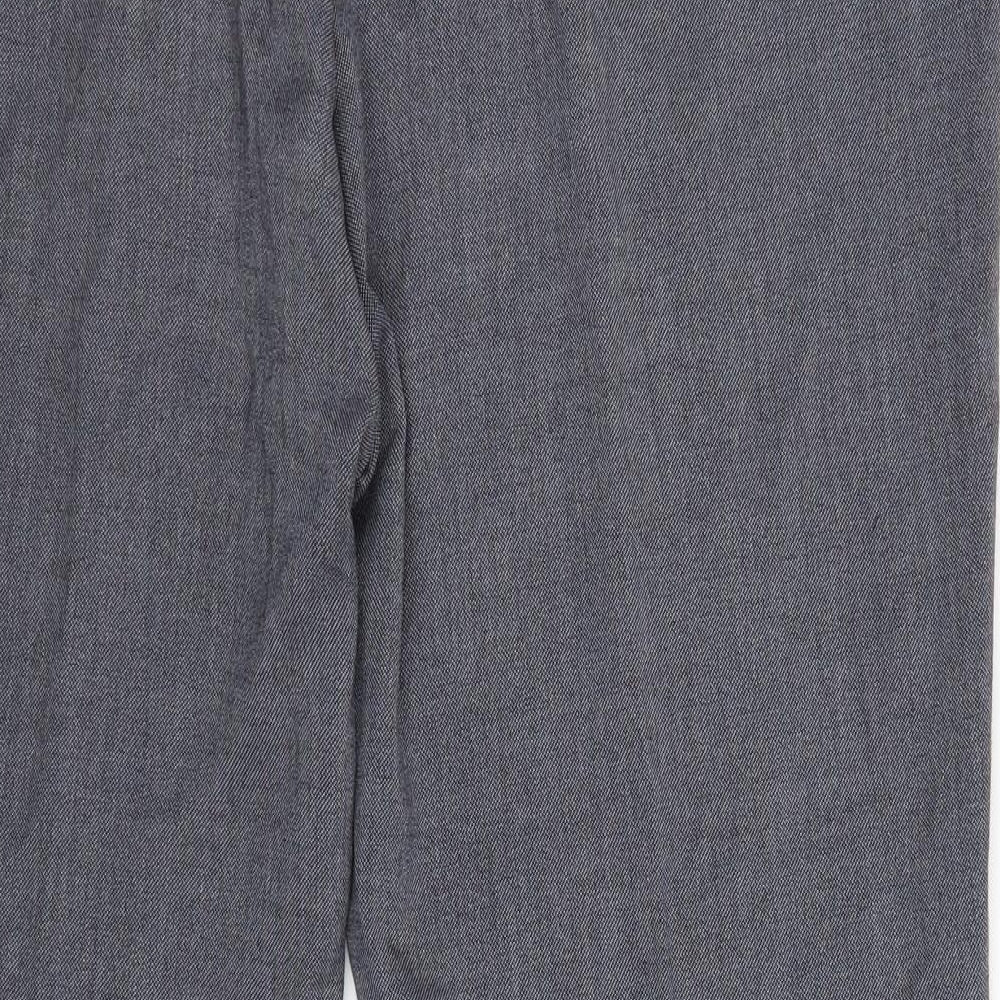 Womens UK Size 18 Marks and Spencer Regular Fit Grey Trousers