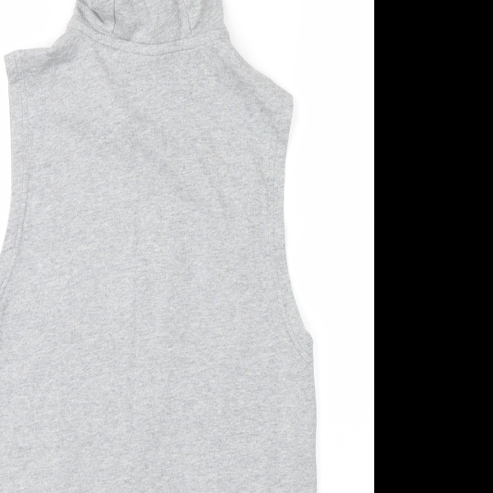 F&F Boys Grey Full Zip Hoodie Size 10-11 Years