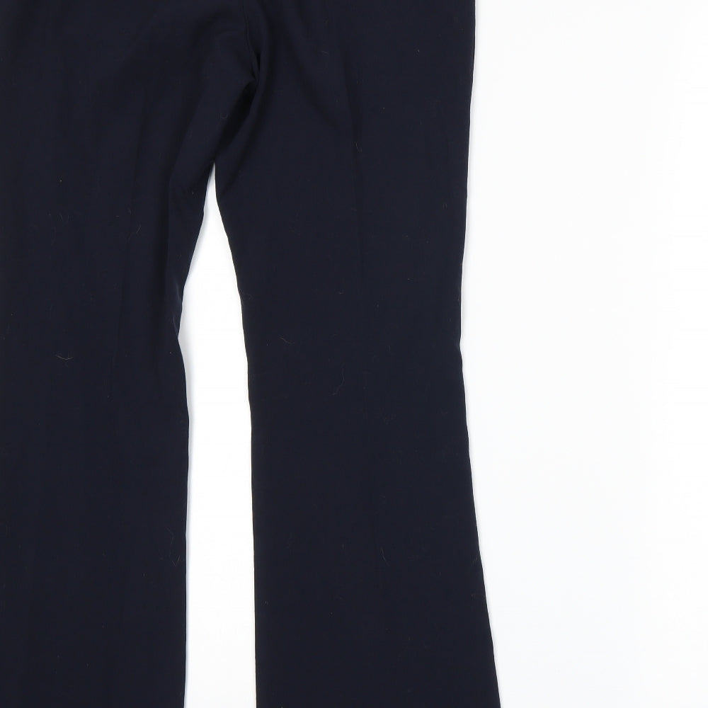 Womens UK Size 12 Marks and Spencer Regular Fit Blue Trousers