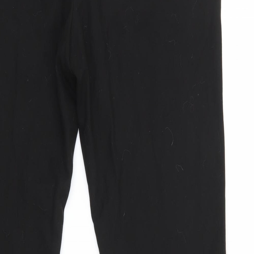 Womens UK Size 34 in NEXT Regular Fit Black Trousers