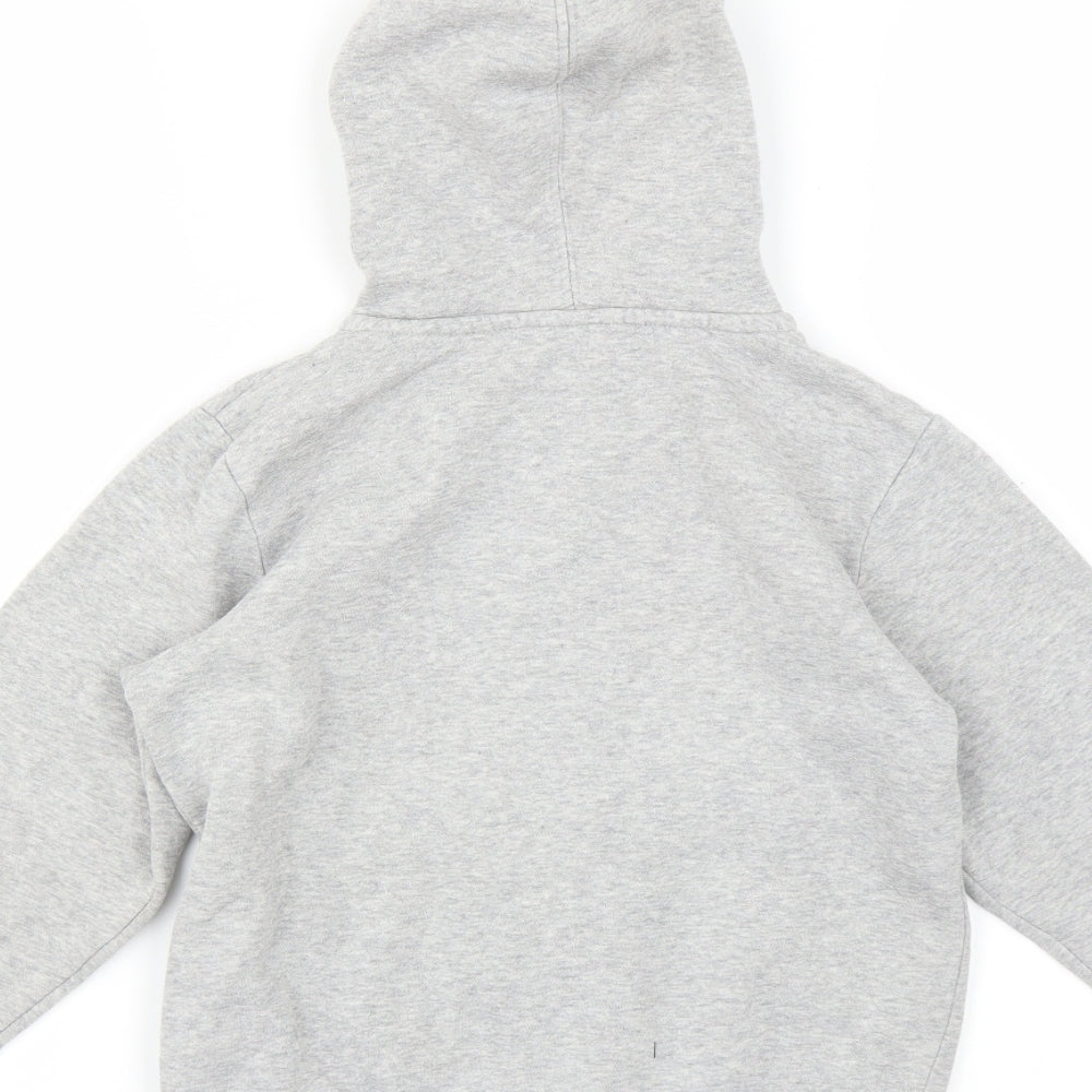 H&M Boys Grey Full Zip Hoodie Size 6-7 Years