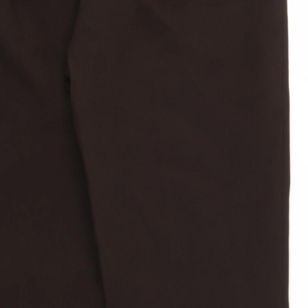 Womens UK Size 14 Atmosphere Regular Fit Brown Trousers
