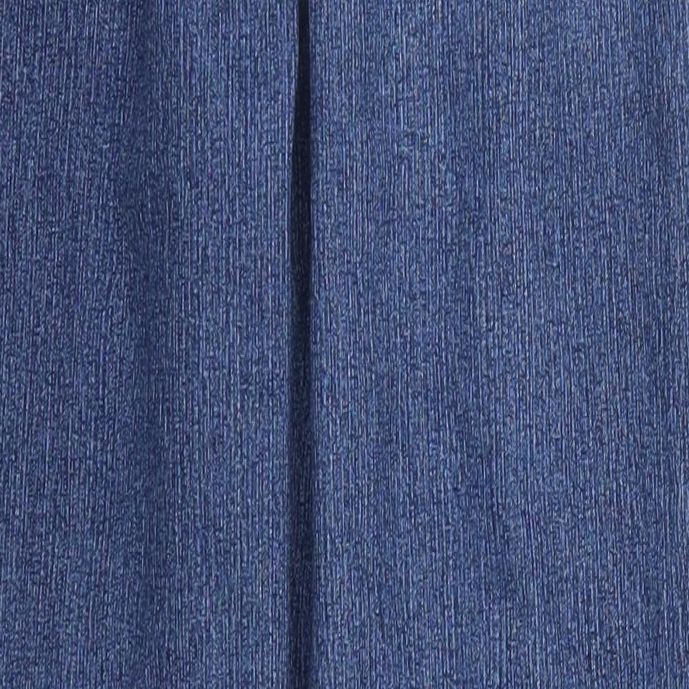 Womens UK Size 27 in Preworn Regular Fit Cropped Blue Jeans