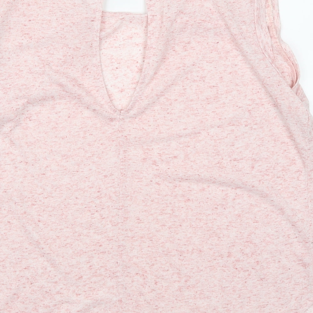 Womens UK Size 10 Atmosphere Pink Basic T-Shirt