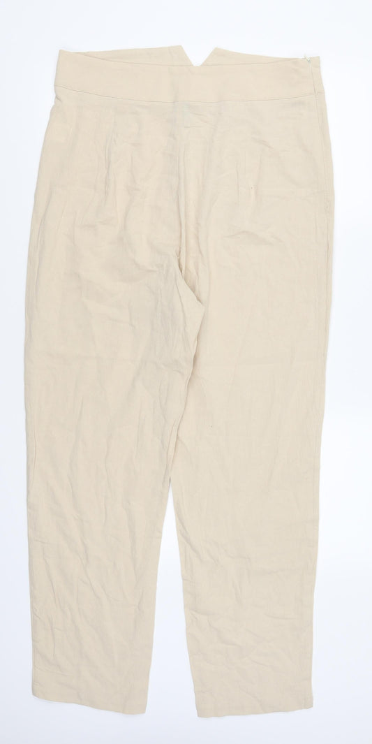 SheIn Womens Beige Trousers Size XL L28 in