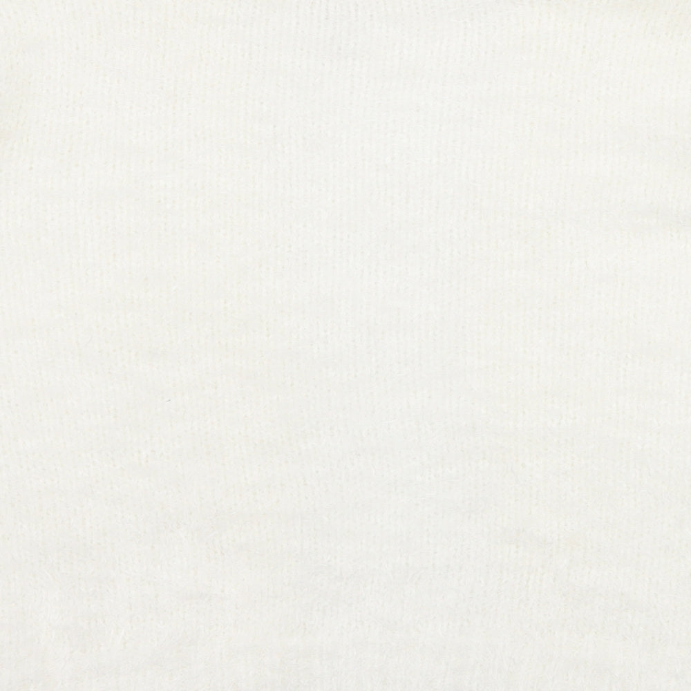 Anthology Womens White Knit Cardigan Jumper Size 20
