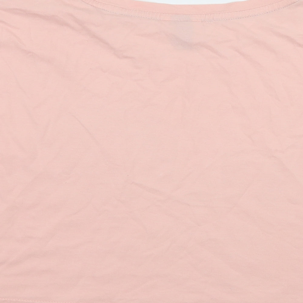 ellesse Womens Pink Jersey Basic T-Shirt Size 8