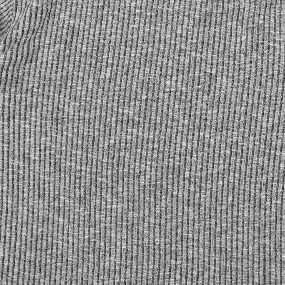 H&M Womens Grey Jersey Pullover Sweatshirt Size M