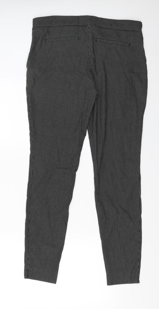 Womens UK Size 16 Hilary Radley Regular Fit Black Trousers