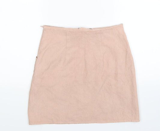 New Look Womens Beige   Mini Skirt Size 26 in