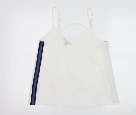 Womens UK Size 8 Primark White Camisole Tank