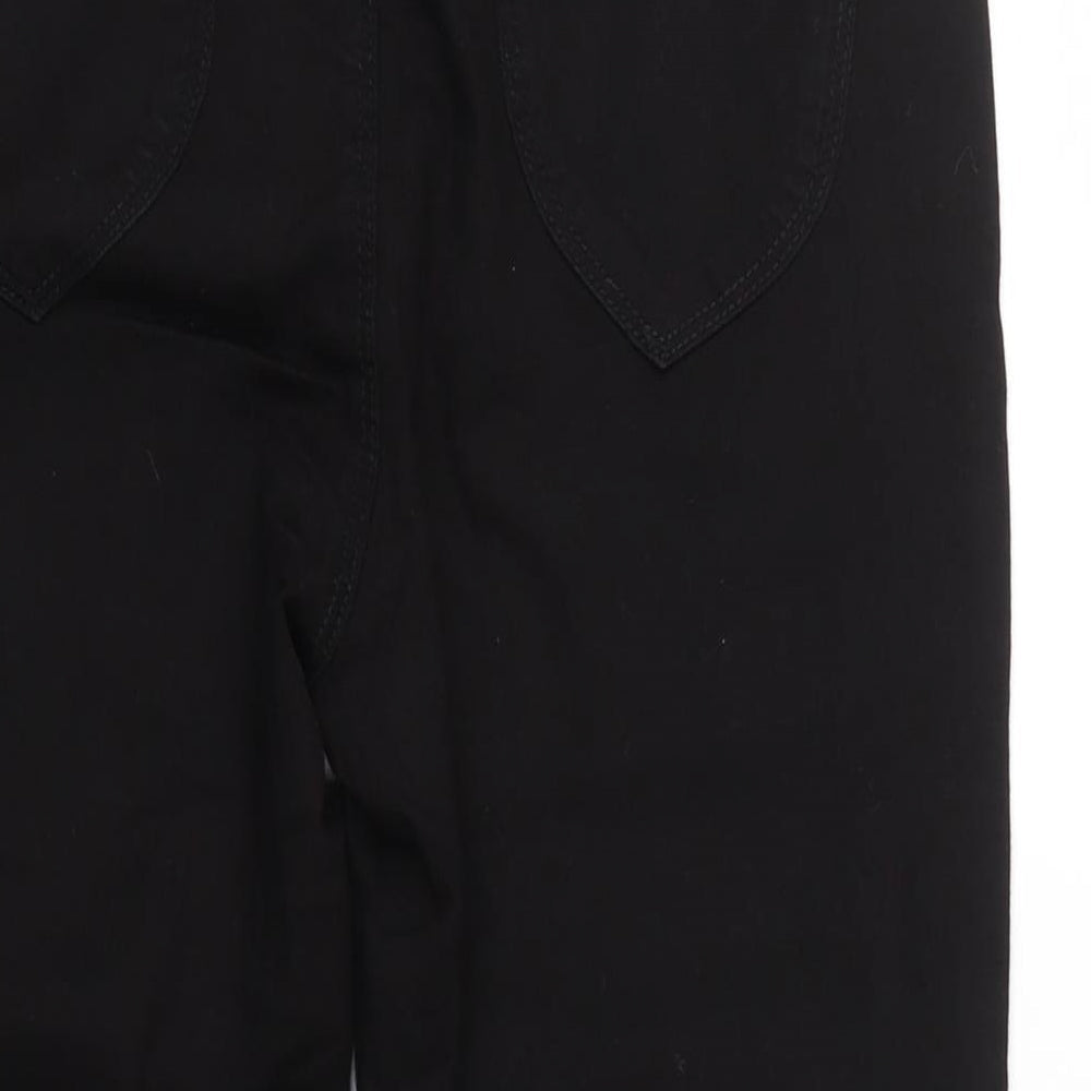 Dorothy Perkins Womens Black Straight Jeans Size 8 L32 in