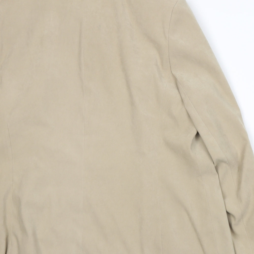 Womens UK Size 16 Ann Harvey Beige Jacket