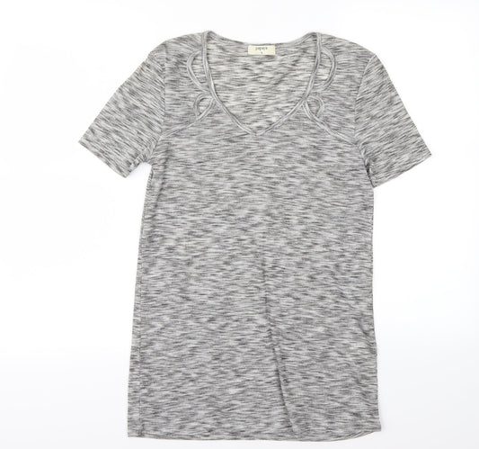 Womens UK Size 10 Papaya Grey Basic Polo
