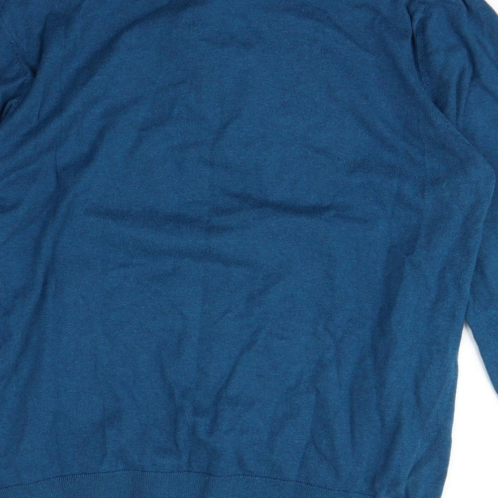 Mens UK Size L Next Blue Pullover Sweatshirt