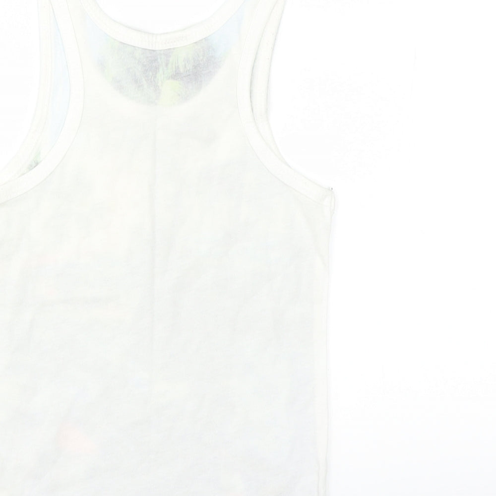 NEXT Boys White Basic Tank Size 3-4 Years