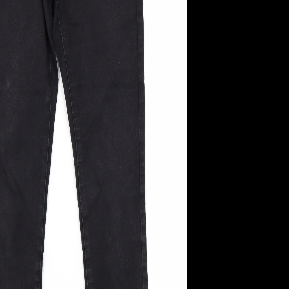 Primark Womens Black Denim Skinny Jeans Size 10 L28 in